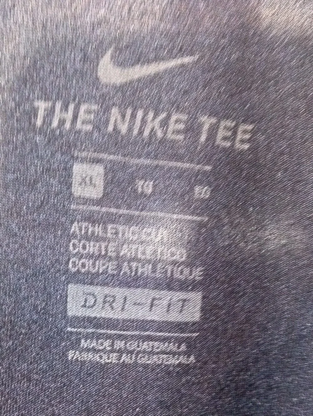 Nike Men's Navy Blue Dri-FIT Detroit 'D' Graphic Tee
